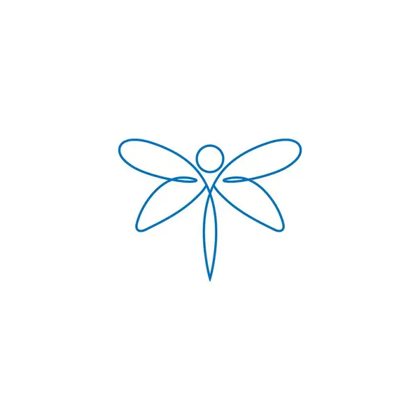 Yusufçuk simgesi logo tasarım örnekleme şablonu