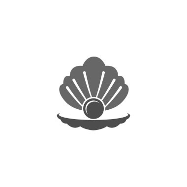 Kabuk simgesi logo tasarımı çizimi