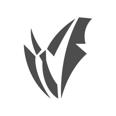 Smokin logosu tasarımı illüstrasyonu