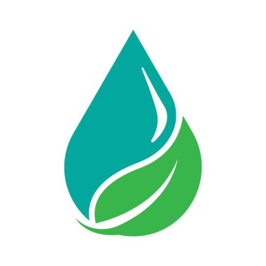 Su logosu tasarımı illüstrasyonu
