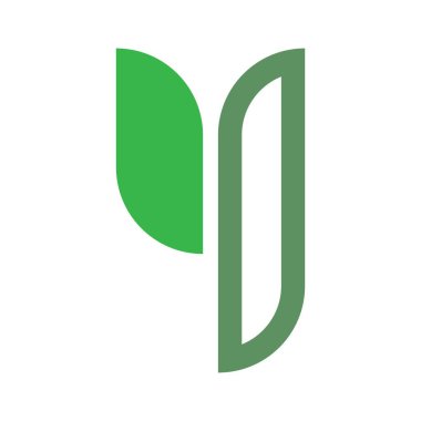 Y harfi logo tasarımı çizimi