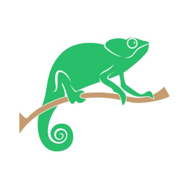 Bukalemun logo tasarım şablonu