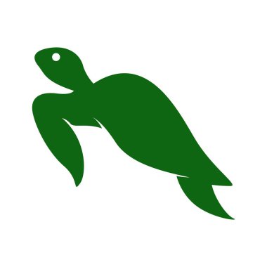 Kaplumbağa logo tasarımı illüstrasyonu