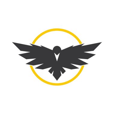 Crow logo tasarım şablonu