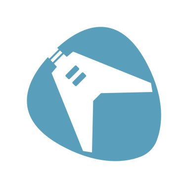 Gitar simgesi resim tasarım şablonu