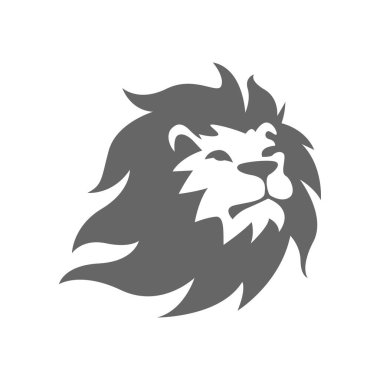 aslan logosu tasarımı illüstrasyonu