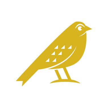 Kanarya logo tasarım şablonu