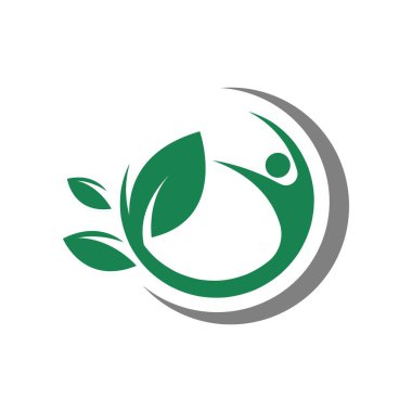 Sağlıklı bakım simgesi tasarımı illüstrasyonu