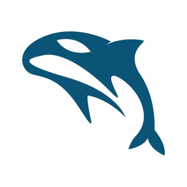Orca logo tasarım illüstrasyonu