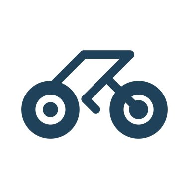 Motosiklet logosu tasarımı illüstrasyonu