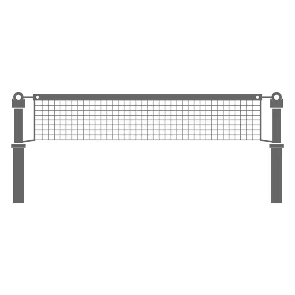 Voleybol sahası simge dizayn şablonu