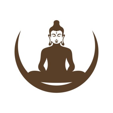 Buda simgesi resim tasarımı illüstrasyonu