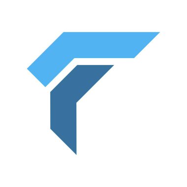 F harfi logo tasarımı çizimi