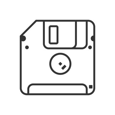 Disket simgesi tasarım vektörü