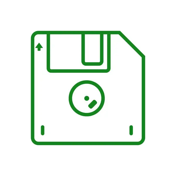 Disket simgesi tasarım vektörü