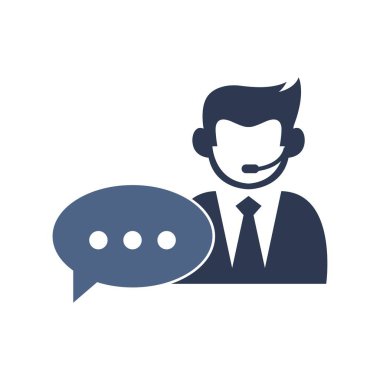 Yardım ve destek simgesi tasarımı