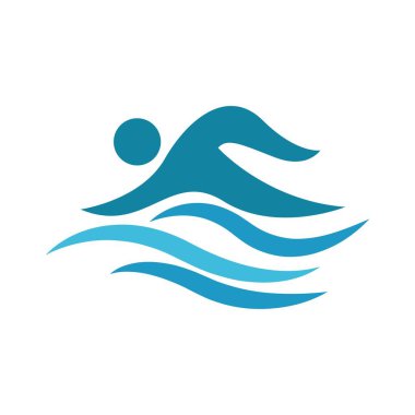 Yüzen spor logosu tasarımı
