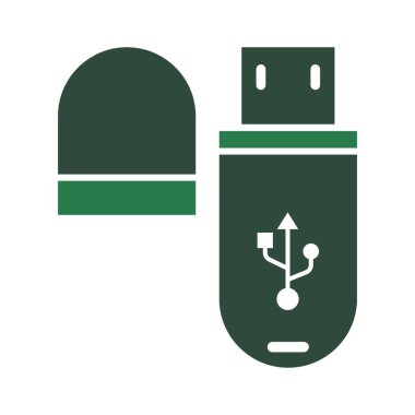 Usb çubuk simgesi tasarım şablonu