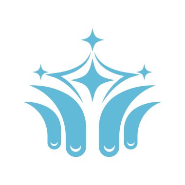 Mücevher logosu tasarımı illüstrasyonu