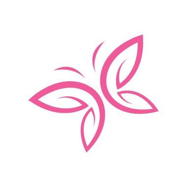 Kelebek logosu tasarım çizimi