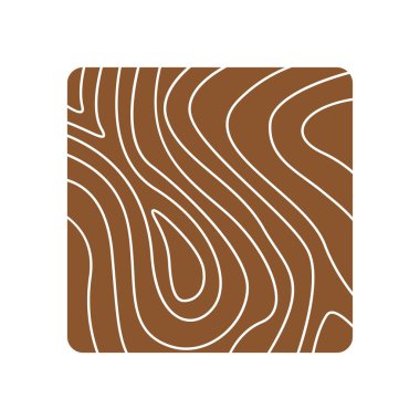 Tahta logo tasarımı illüstrasyonu