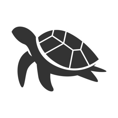 Kaplumbağa logo tasarımı illüstrasyonu