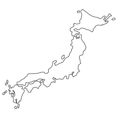 Japonya simge logo tasarım şablonu