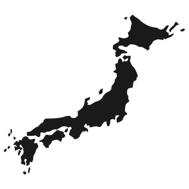 Japonya simge logo tasarım şablonu