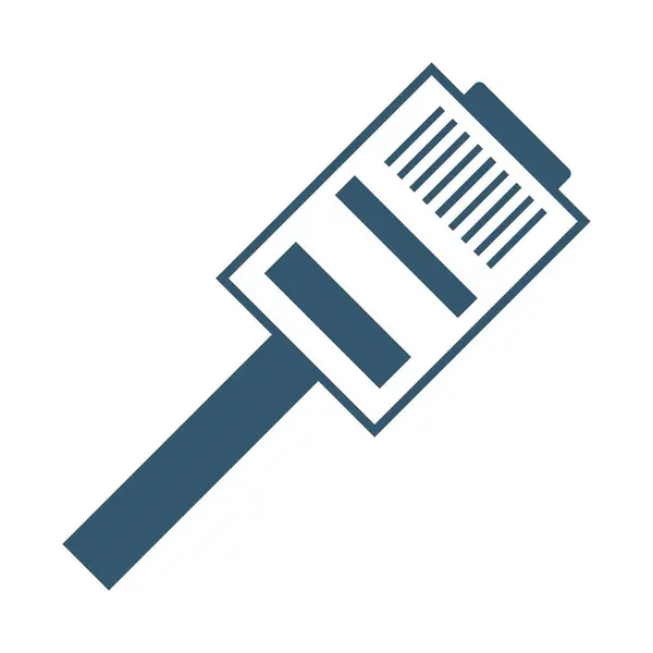 Bilgisayar port simgesi tasarımı illüstrasyonu