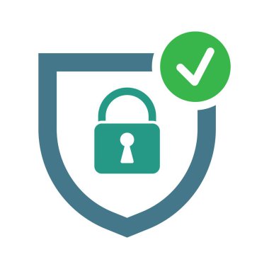 Siber Güvenlik Logosu tasarımı çizimi