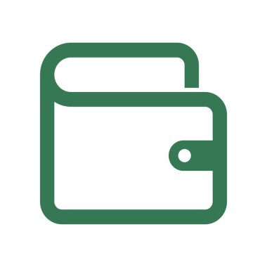 Cüzdan logo tasarımı illüstrasyonu