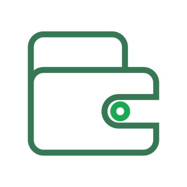 Cüzdan logo tasarımı illüstrasyonu