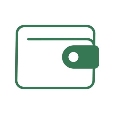 Cüzdan logo tasarımı illüstrasyonu