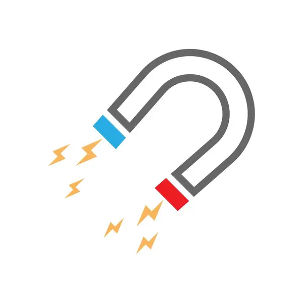 Magnet logo tasarım illüstrasyonu