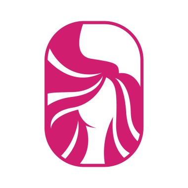 Kadın saç logosu tasarımı