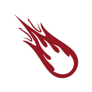 Meteor logo tasarım illüstrasyonu