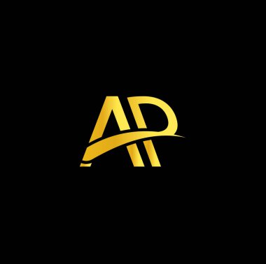 AP harf logosu altın renginde. LOGO