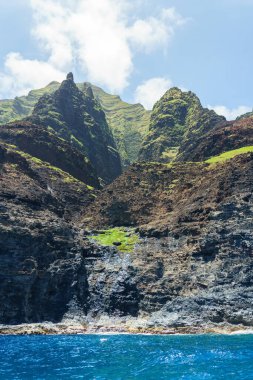 Na Pali sahil Kauai Hawaii