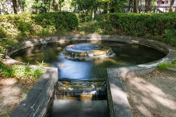 Yaşam Kaynağı - Kuşlar ve Park Hayvanları için Yaşam Kaynağı olan Park Pınarının Uzun Maruz Kalma Fotoğrafı