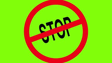 Dikkat Çekme İletisi, Uyarı veya Güvenlik Görüntüsü Kullanımı için Simge Hareketi Grafiğini Durdur