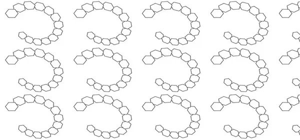 Temiz arkaplanlar için en az spiral girdap çizgisi desen vektörü