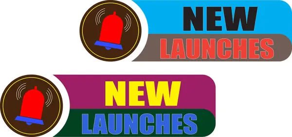 Modern yeni başlatımlar ürün pazarlama kampanyaları için duyuru taşıyıcı tasarımı