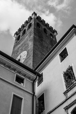 Bassano del Grappa 'nın antik kulesi