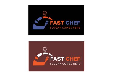 fast food logo şablonu vektörü