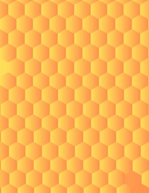 Bal peteği ve bal kovanı desenli kusursuz desen