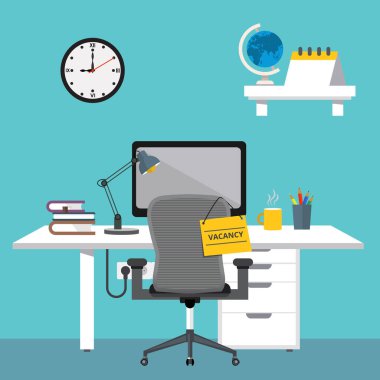 vektör boşalma bürosu masası renkli biçimdeName