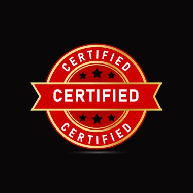 Vektör simgesi tasarım sertifikalı