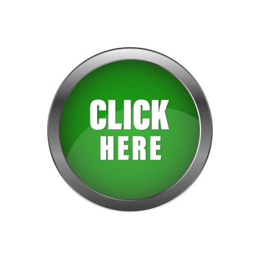 TIKLAYIN Düğme vektör simgesi tasarımı