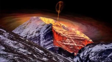 Kutsal Kailash Dağı, Kailash Dağı ve Om Parvat, Kailash, Tibet