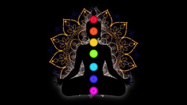 Meditasyon Animasyonu, Pozitif İyileştirme Enerjisi, Çakralar, Aura, İç Uyum ve Denge İçin Yedi Enerji Merkezi